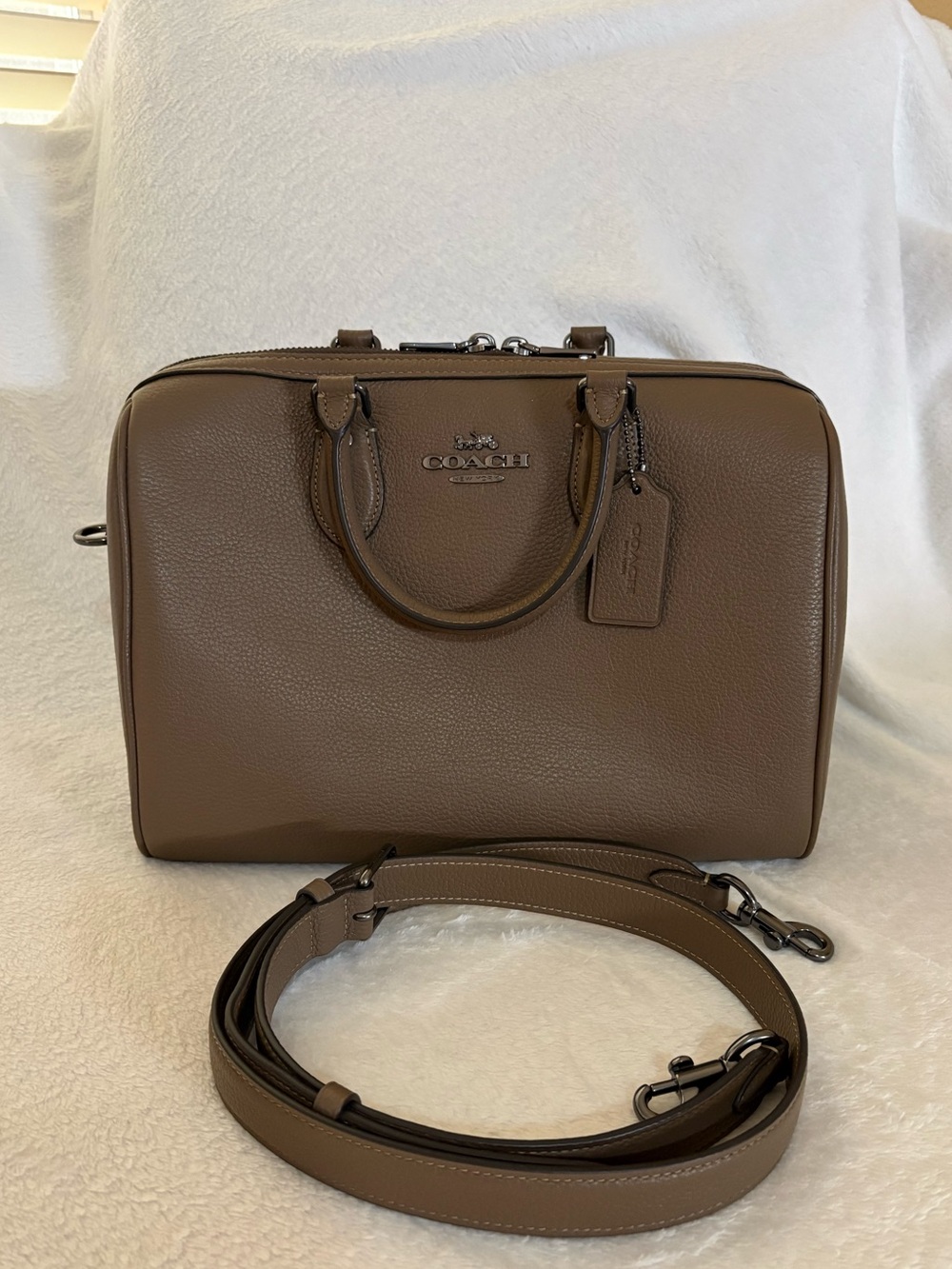 Coach Large Rowan Dark Stone